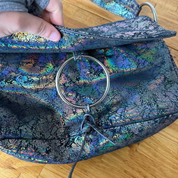 Urban Outfitters Remy Baguatte Soft Bag Essential Shoulder Bag Purse Metallic - Picture 3 of 8